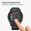 kwmobile Screen Protector compatible with Garmin Vivoactive 4 (45 mm) Film Protective Film for Fitness Tracker robust Screen Protection