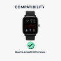 kwmobile Screen Protector compatible with Huami Amazfit GTS 2 Mini Film Screen Protector for Fitness Tracker Robust Screen Protection