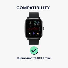 kwmobile Displayschutzfolie kompatibel mit Huami Amazfit GTS 2 Mini Folie Schutzfolie für Fitness Tracker robuster