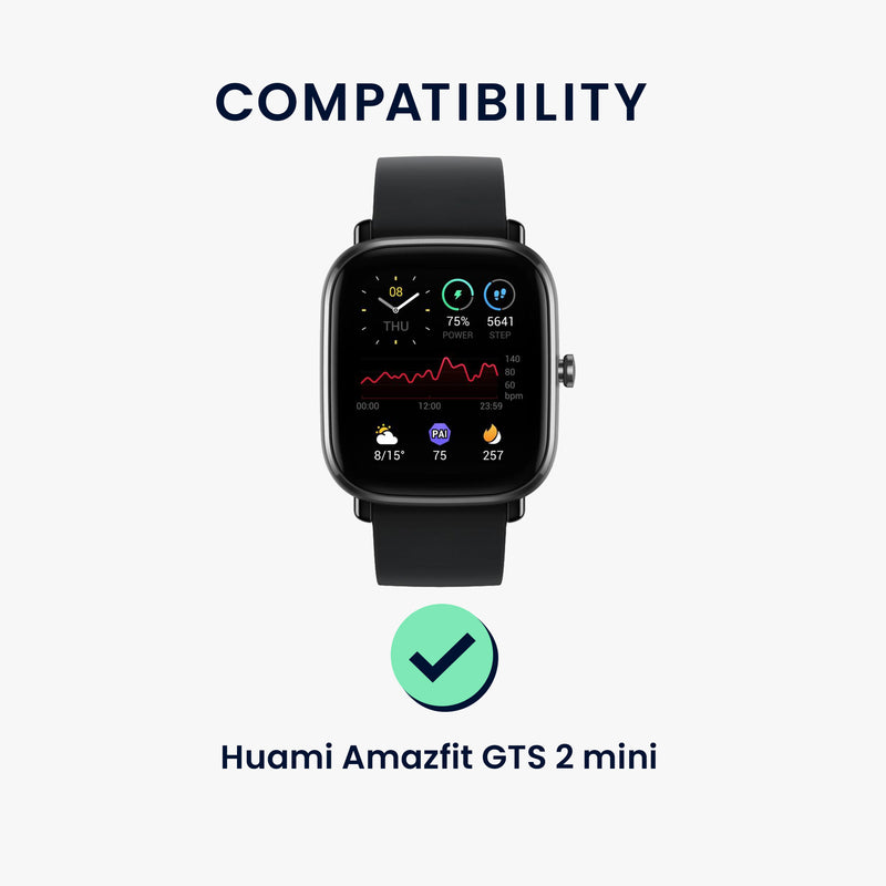kwmobile Screen Protector compatible with Huami Amazfit GTS 2 Mini Film Screen Protector for Fitness Tracker Robust Screen Protection