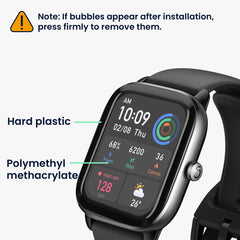 kwmobile Displayschutzfolie kompatibel mit Huami Amazfit GTS 2 Mini Folie Schutzfolie für Fitness Tracker robuster
