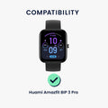 kwmobile Screen Protector compatible with Huami Amazfit Bip 3 Pro Film Protective Film for Fitness Tracker robust Screen Protection