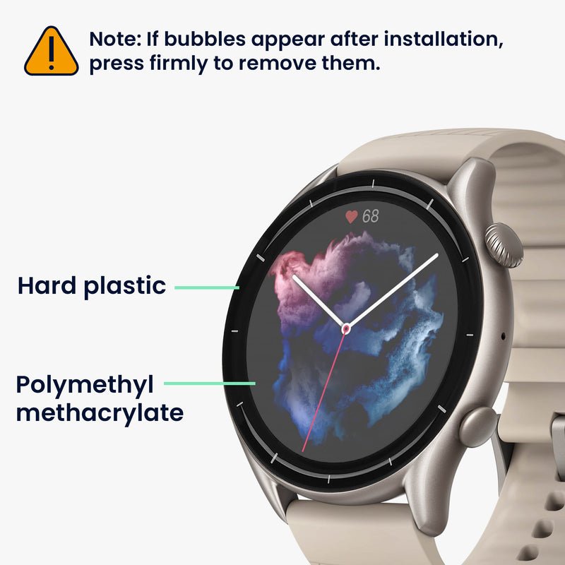 2x Screen Protector for Huami Amazfit GTR 3