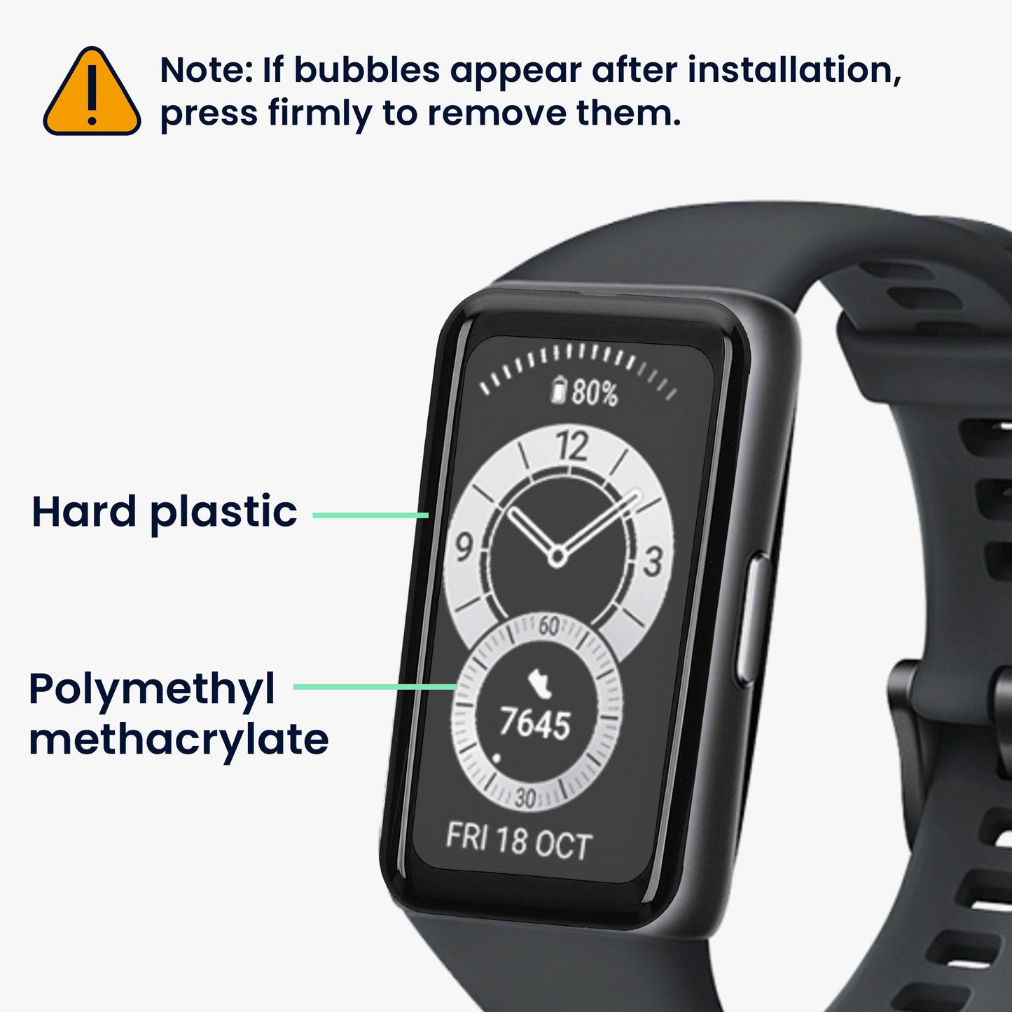 2x Screen Protector for Huawei Band 6 / 6 Pro