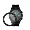 kwmobile 2x Transparente Displayschutzfolie kompatibel mit Huawei Watch GT2 (42mm) Folie - Schutzfolie für Fitness Tracker - robuster Displayschutz Transparent  