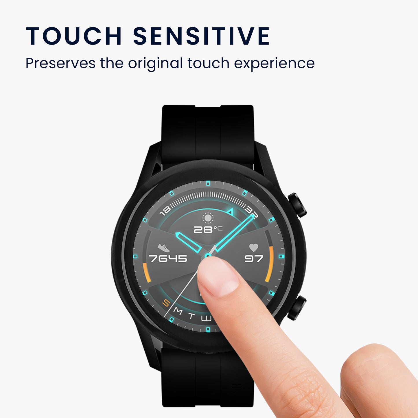 2x Screen Protector for Huawei Watch GT2 (42mm)