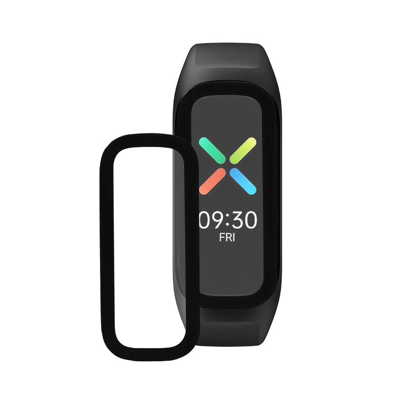 kwmobile 2x Transparente Displayschutzfolie kompatibel mit Oppo Band Sport Folie - Schutzfolie für Fitness Tracker - robuster Displayschutz Transparent  