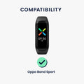 kwmobile Screen Protector compatible with Oppo Band Sport Film Protective Film for Fitness Tracker Robust Screen Protection