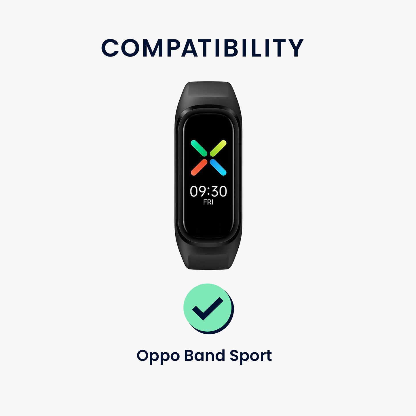 kwmobile Screen Protector compatible with Oppo Band Sport Film Protective Film for Fitness Tracker Robust Screen Protection