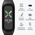 kwmobile Screen Protector compatible with Oppo Band Sport Film Protective Film for Fitness Tracker Robust Screen Protection