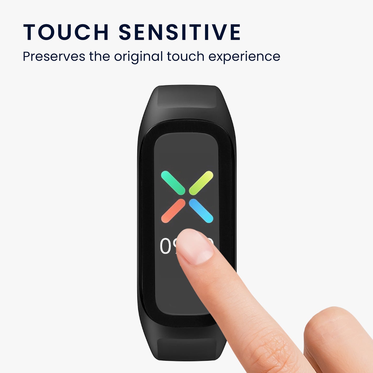 kwmobile Screen Protector compatible with Oppo Band Sport Film Protective Film for Fitness Tracker Robust Screen Protection