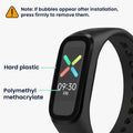 kwmobile Screen Protector compatible with Oppo Band Sport Film Protective Film for Fitness Tracker Robust Screen Protection