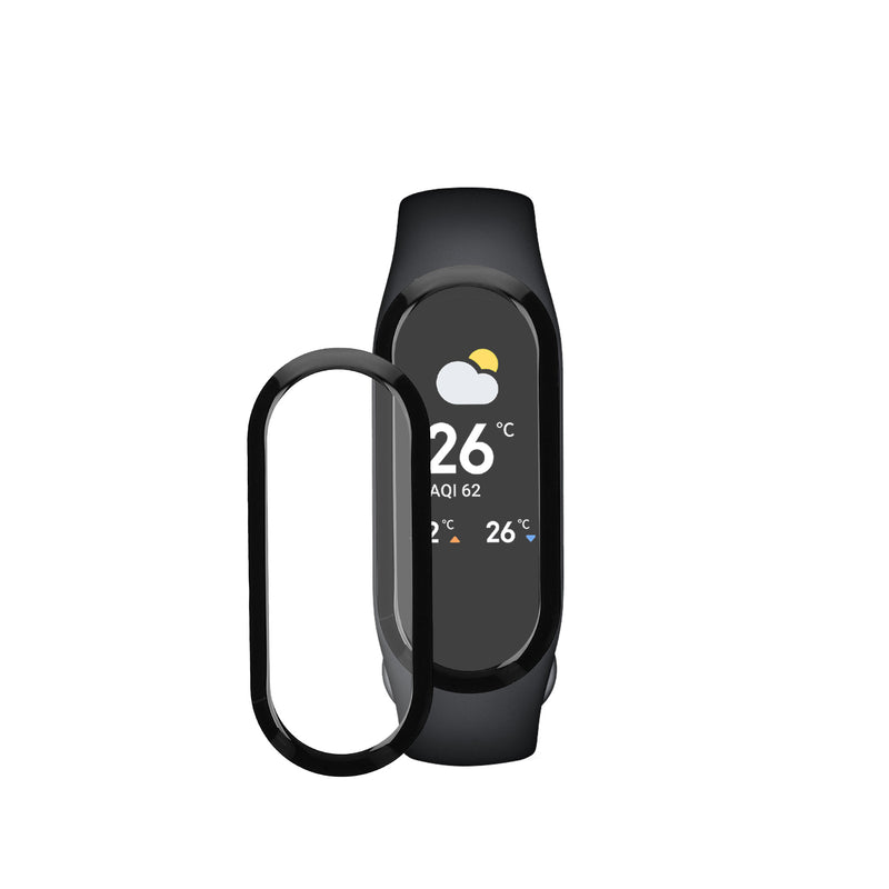 kwmobile 2x Transparente Displayschutzfolie kompatibel mit Xiaomi Mi Band 7 Folie - Schutzfolie für Fitness Tracker - robuster Displayschutz Transparent  