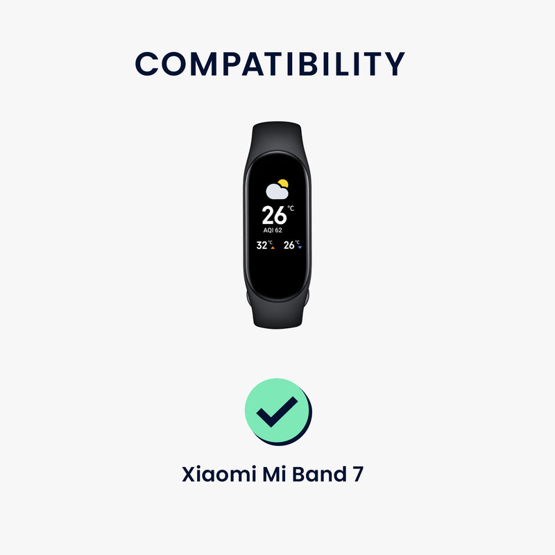 kwmobile Screen Protector compatible with Xiaomi Mi Band 7 Film Protective Film for Fitness Tracker robust Screen Protection