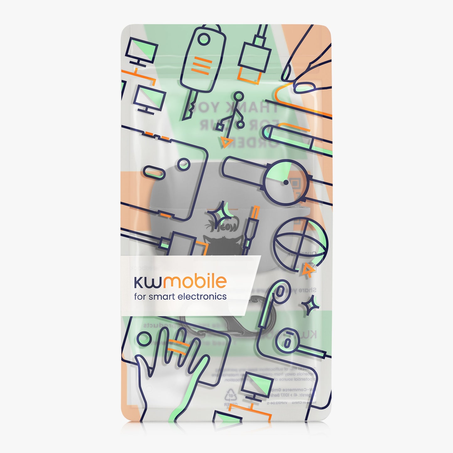 Silicone Case for Sony LinkBuds S Cat Meow