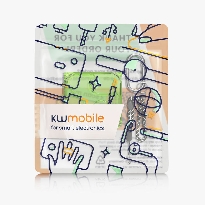 kwmobile Case Compatible with Nothing ear (2) Hard Cover Protective Case Headphone Case