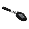 kwmobile Car Key Fob Cover made of Faux Leather compatible with Peugeot Citroen 3-Button Smart Key (Keyless Go only) - Key Fob Case Cover
