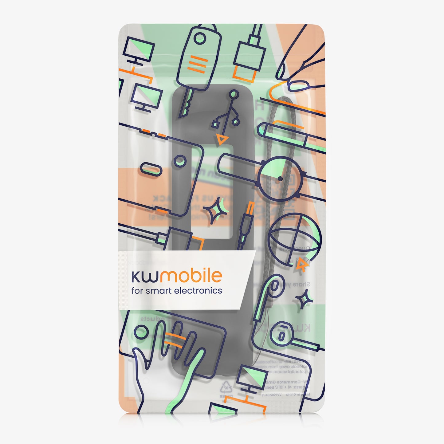 kwmobile Remote Control Cover compatible with Samsung BN59-01432A / BN59-01432J / TM2360e Cover for TV Accessory