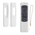 kwmobile Hülle Fernbedienung kompatibel mit Samsung BN59-01432A / BN59-01432J / TM2360e Hülle - Silikon Case für TV Zubehör in Weiß Weiß  