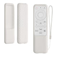 kwmobile Hülle Fernbedienung kompatibel mit Samsung BP59-00149B / BP59-00149A / TM2261S (M7 M8 Monitor) Hülle - Silikon Case für TV Zubehör in Weiß Weiß  