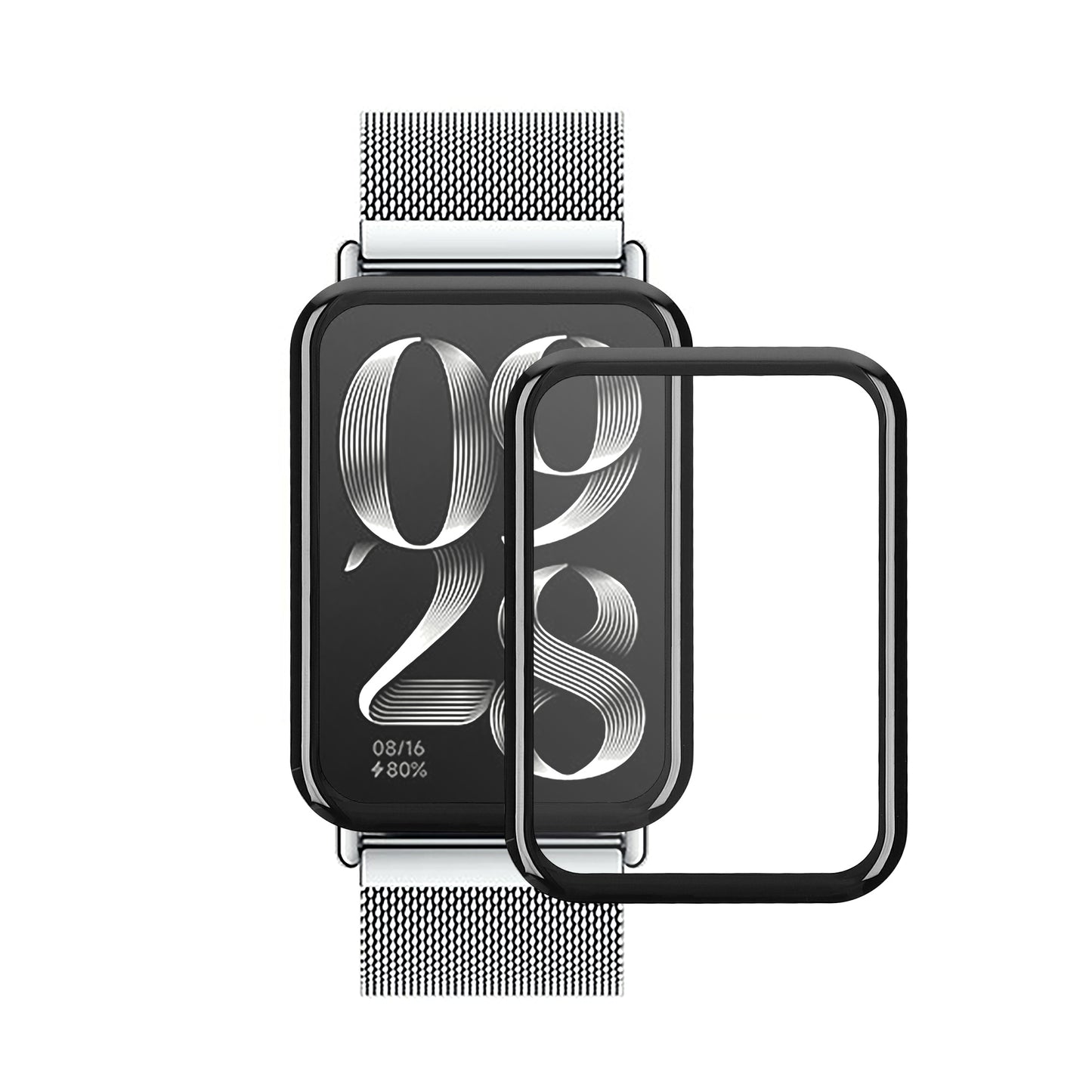 kwmobile Screen Protector for Fitness Tracker - Robust Screen Protection