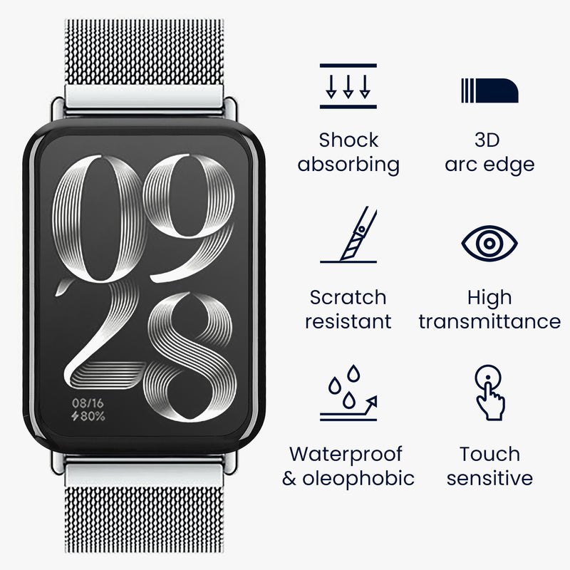 kwmobile Screen Protector for Fitness Tracker - Robust Screen Protection