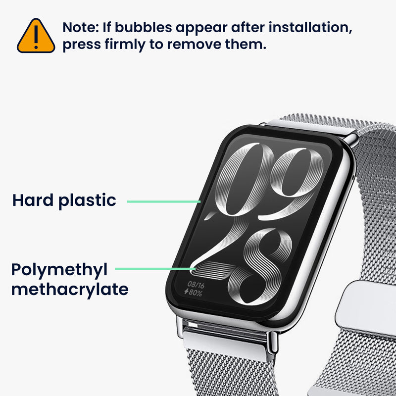 kwmobile Screen Protector for Fitness Tracker - Robust Screen Protection