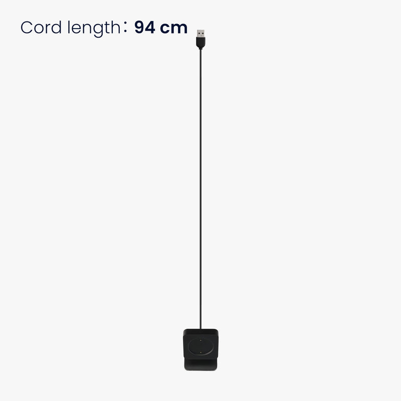kwmobile USB Charger compatible with Huami Amazfit GTS 4 / GTR 4 / GTR 4 Pro USB Cable Charger Stand Smartwatch Charging Station Docking Station Charging Cable with Stand Function