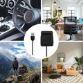 kwmobile USB Charger compatible with Huami Amazfit GTS 4 / GTR 4 / GTR 4 Pro USB Cable Charger Stand Smartwatch Charging Station Docking Station Charging Cable with Stand Function