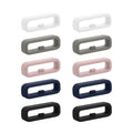 kwmobile 10x Smart Watch Band Holder for 20mm Smartwatch Strap (Universal) Bracelet Holder - Band Loop for Fitness Tracker and Smartwatch