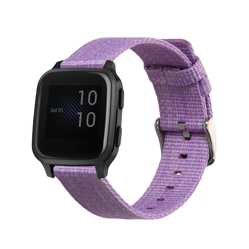 kwmobile Ersatz Armband kompatibel mit Garmin Venu Sq Music / Venu Sq 20mm Armband - Band für Fitness Tracker in Lavendel Lavendel  