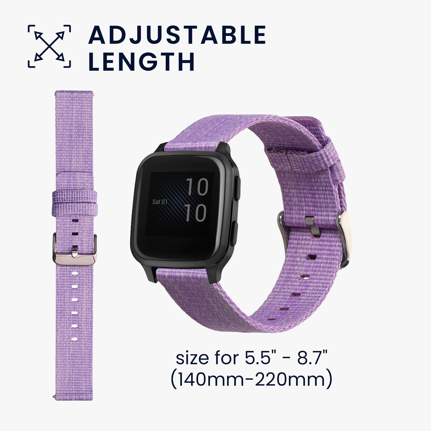 Strap for Garmin Venu Sq Music / Venu Sq 20mm