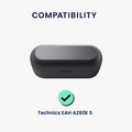 kwmobile Case Compatible with Technics EAH-AZ60E-S Headphones