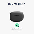 kwmobile Case Compatible with JBL Wave Beam / Beam 2 / Wave 200TWS Case - Headphone Case - Protective Cover