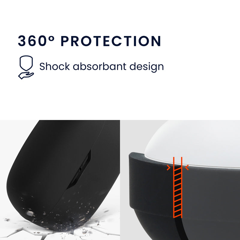 kwmobile Case Compatible with JBL Wave Beam / Beam 2 / Wave 200TWS Case - Headphone Case - Protective Cover
