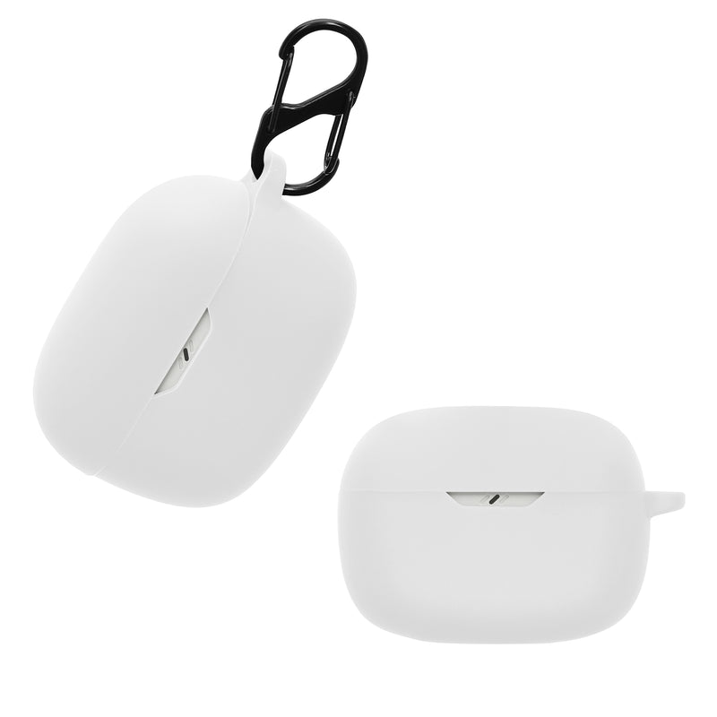 kwmobile Hülle kompatibel mit JBL Wave Beam / Beam 2 / Wave 200TWS Hülle - Kopfhörer Case - TPU Silikon Cover - Schutzhülle in Weiß Weiß  