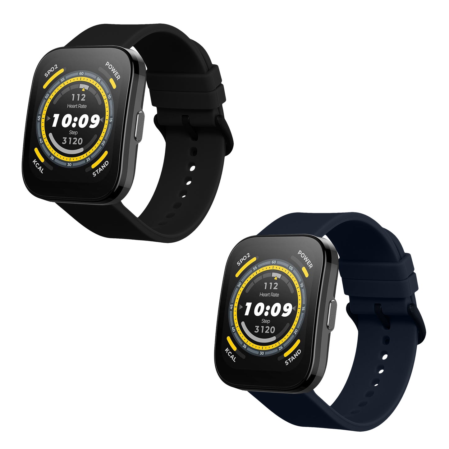 kwmobile Watch Strap for Huami Amazfit Bip 6 / Bip 5 Unity / Bip 5 / GTS 3 / Balance 2 / Helio Strap Bracelet Fitness Tracker Band Set Replacement Strap Smartwatch