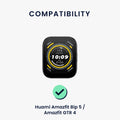kwmobile Watch Strap for Huami Amazfit Bip 6 / Bip 5 Unity / Bip 5 / GTS 3 / Balance 2 / Helio Strap Bracelet Fitness Tracker Band Set Replacement Strap Smartwatch