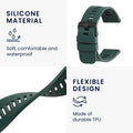 kwmobile Silicone Watch Strap for Huawei Watch GT 3 (46mm) Bracelet Replacement Strap for Fitness Tracker Replacement Wristband Smartwatch