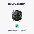 kwmobile Silicone Watch Strap for Huawei Watch GT 3 (46mm) Bracelet Replacement Strap for Fitness Tracker Replacement Wristband Smartwatch