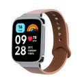 kwmobile Echtleder Uhrenarmband für Xiaomi Redmi Watch 3 Active / Redmi Watch 3 Lite Armband - Ersatzarmband für Fitnesstracker - Wechselarmband Smartwatch - Altrosa Altrosa  [dsg02]