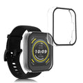 kwmobile Glass Case for Huami Amazfit Bip 5 Protective Cover Full Body Fitness Tracker Case Set