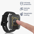 kwmobile Glass Case for Huami Amazfit Bip 5 Protective Cover Full Body Fitness Tracker Case Set