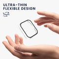 kwmobile Glass Case for Huami Amazfit Bip 5 Protective Cover Full Body Fitness Tracker Case Set
