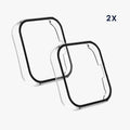 kwmobile Glass Case for Huami Amazfit Bip 5 Protective Cover Full Body Fitness Tracker Case Set