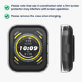 kwmobile Glass Case for Huami Amazfit Bip 5 Protective Cover Full Body Fitness Tracker Case Set