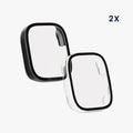 kwmobile Glass Case for Xiaomi Redmi Watch 3 Active / Redmi Watch 3 Lite Protective Case Full-Body Fitness Tracker Case Set