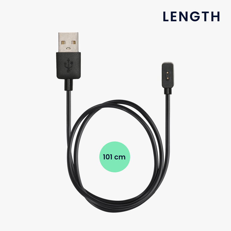 kwmobile USB Cable Charger compatible with Xiaomi Mi Band / Redmi Watch Active Charging Cable - Smart Watch Replacement Cable - Fitness Tracker Charging Cable