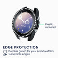 kwmobile Protective Case Frame Accessory compatible with Samsung Galaxy Watch 3 (41mm)