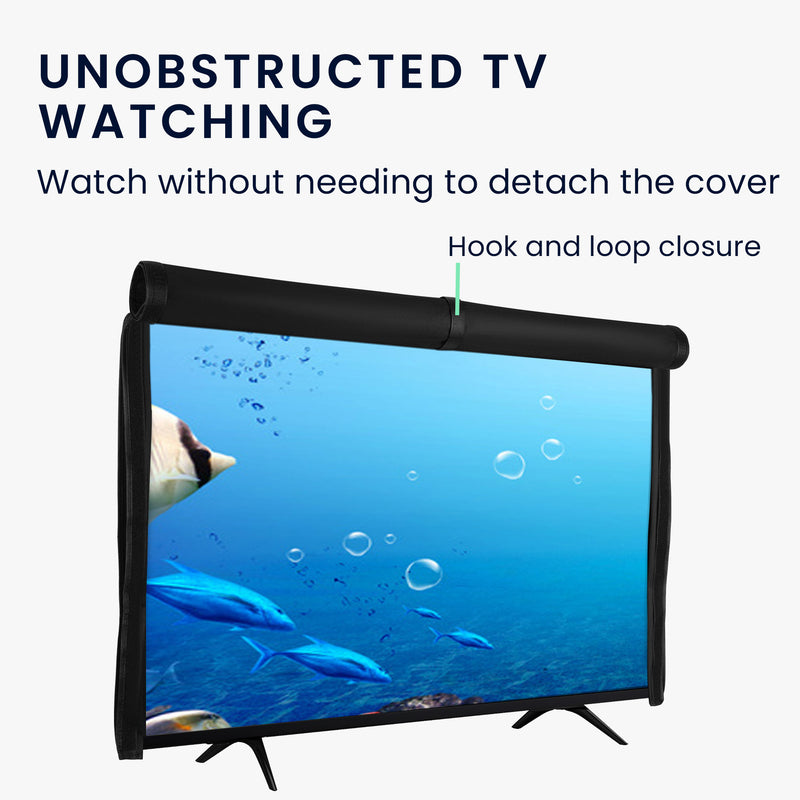 kwmobile Protective Cover for 55" TV Cover - Television Screen Protector Cover - flexible TV Screen Dust Cover